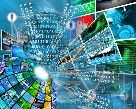 High technology sector Stock Illustration