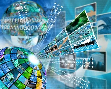 High technology sector 스톡 일러스트