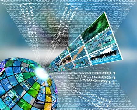 High technology sector Stockillustratie