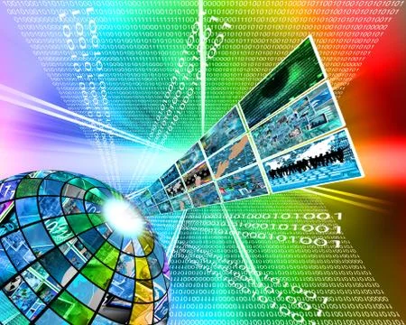 High technology sector Stock Illustration