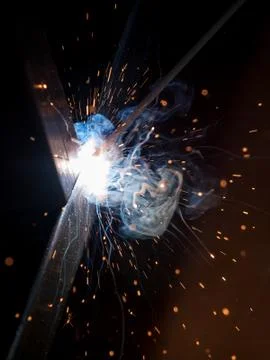 High-temperature electic welding Stock Photos