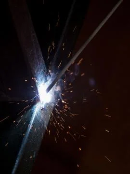 High-temperature electic welding Stock Photos