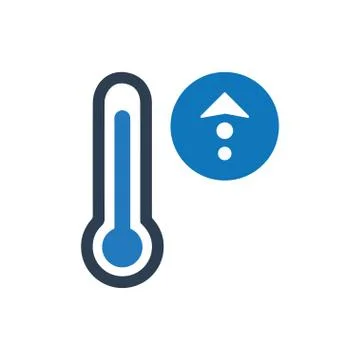 High temperature icon Stock Illustration