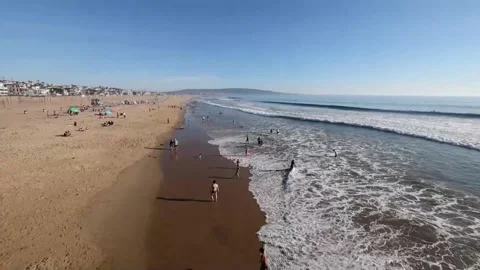 High temperatures affect Los Angeles during ongoing heatwave, USA, US - 18 Mar 2 Stock Footage 330989993