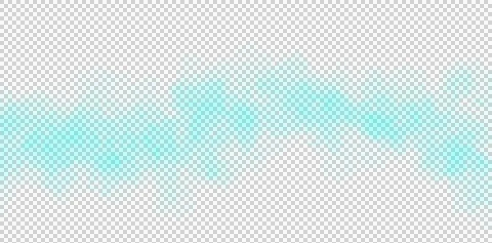 High transparency light blue mist or fog on transparent background Stock Illustration
