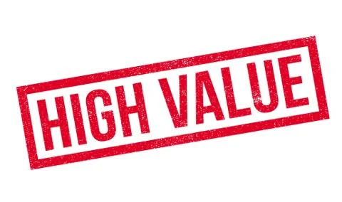 High Value rubber stamp Stock Illustration