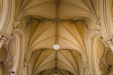 High Vaulted Ceiling and Elegant Columns in Dublin Castle Chapel Фото
