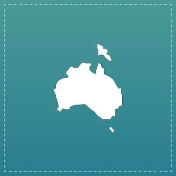 High vector map - Australia Stock Illustration