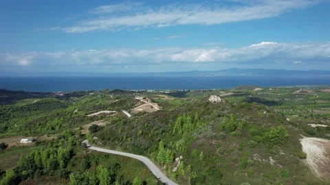 High view from a drone of pure nature. 4K Video. Stock Footage 164880703