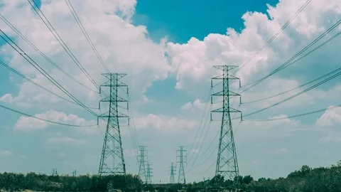 High volt zoom out Stock Footage 111480586