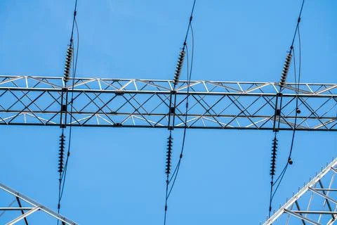 High voltage cable with a ball Stock Photos