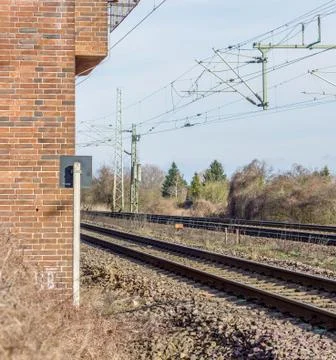 High voltage cable Stock Photos