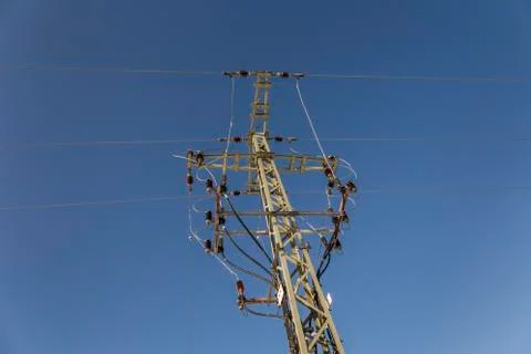 High voltage cable 写真素材