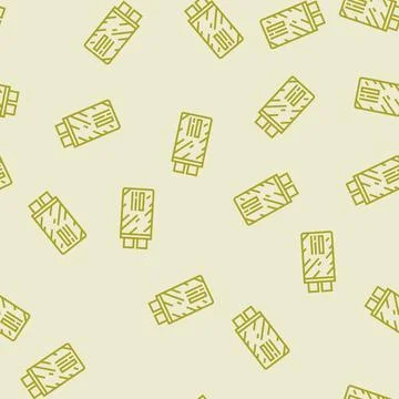 High voltage capacitor electronic component line seamless pattern Illustrazione stock