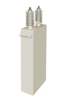 High-voltage capacitor Stock Photos