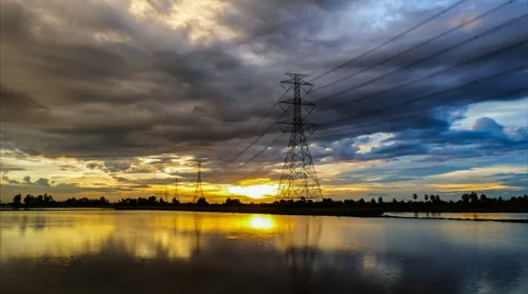 High voltage electricity pylon. Video stock 54200809