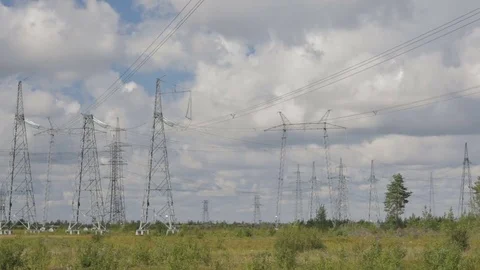 High voltage Stock Footage 78572447