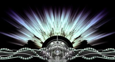 High-voltage generator Stock Illustration