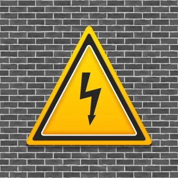 High Voltage Illustrazione stock