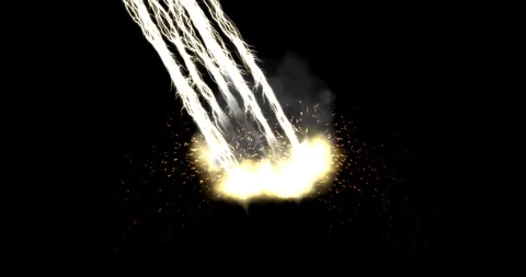 High voltage lightning spark Stock Footage 94076145