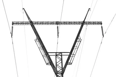 High voltage line Stock Photos