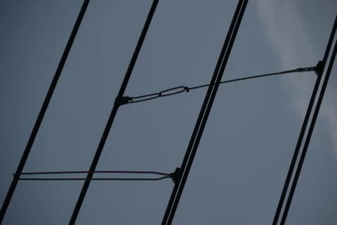 HIGH VOLTAGE LINE SET Stock Photos