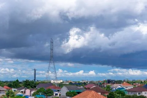 High Voltage Pole Stock Photos