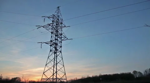 High voltage post Stock Footage 50071516