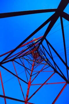 High voltage post Stockillustratie