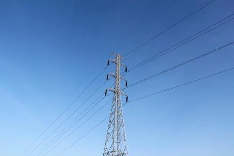 High voltage post Stock Photos