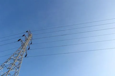 High voltage post Stock Photos