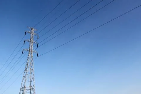 High voltage post Stock Photos