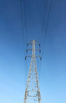 High voltage post Stock Photos