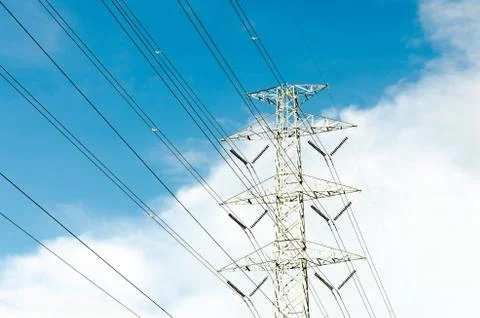 High voltage post Fotos de archivo