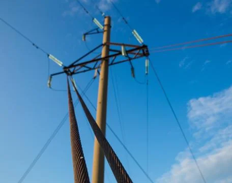 High voltage post Stock Photos