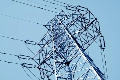 High voltage post Stock Photos