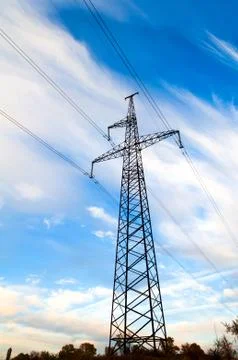 High-voltage post Stock Photos