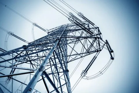 High voltage post Stock Photos