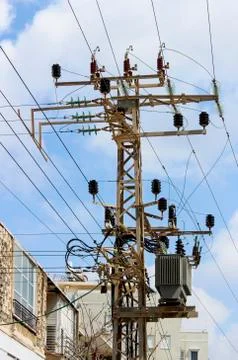 High Voltage Power Line Stock Photos