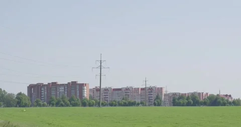High voltage power lines. Stock Footage 132266010