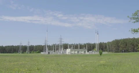 High voltage power lines. Stock Footage 132267082