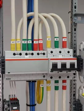 A high-voltage protection device. Stock Photos