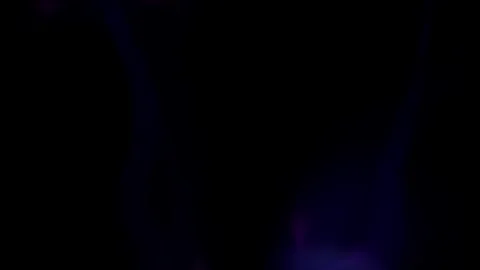 High voltage purple and blue electric plasma filaments flickering on black 스톡 동영상 334207383