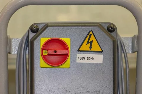 High Voltage Safety Switch Foto stock
