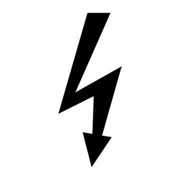 High voltage sign Stock Illustration