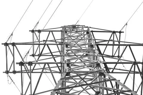 The high-voltage support Stock Photos