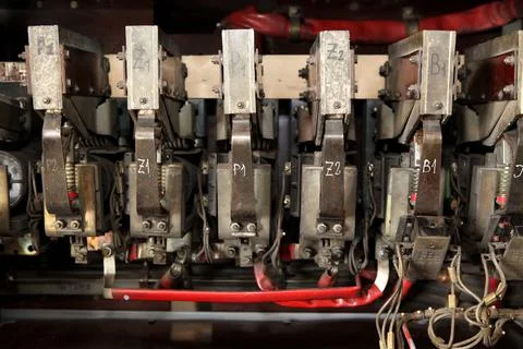 The high-voltage switch, high voltage element of the cell, an electrical isol Stock Photos