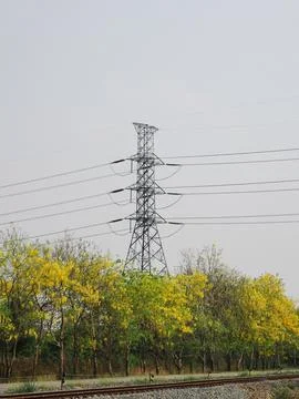 High voltage tower lines Photos