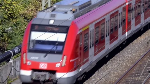 High voltage train Stock Footage 81177244