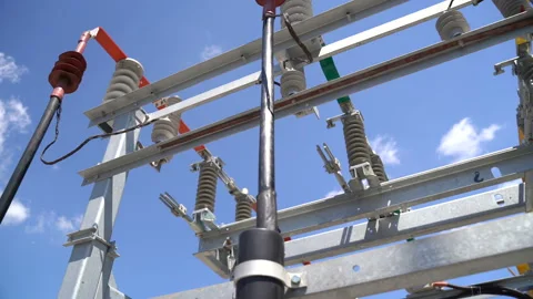 High Voltage Transformer Equipment 스톡 동영상 113834232